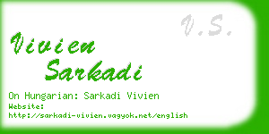 vivien sarkadi business card